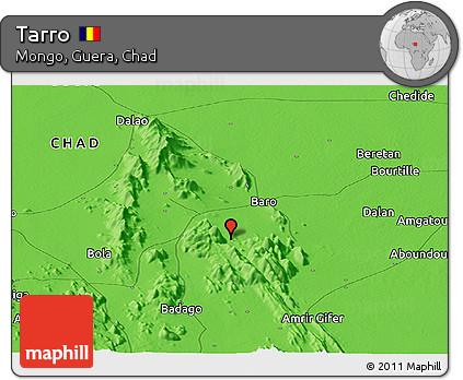 Political Panoramic Map of Tarro