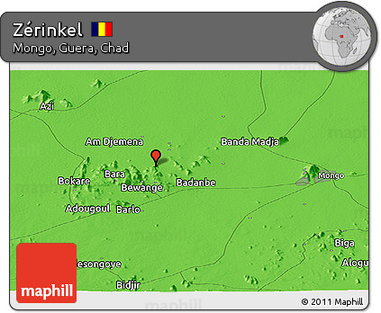Political Panoramic Map of Zérinkel