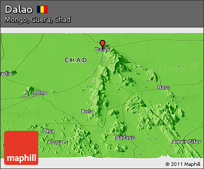 Political Panoramic Map of Dalao