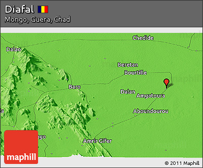 Political Panoramic Map of Diafal