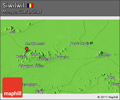 Political Panoramic Map of Siwilwil