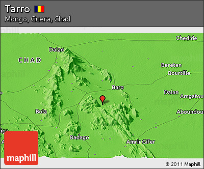 Political Panoramic Map of Tarro