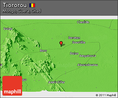 Political Panoramic Map of Tiororou