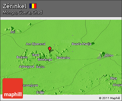 Political Panoramic Map of Zérinkel