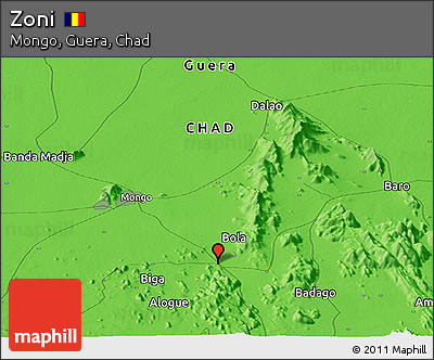 Political Panoramic Map of Zoni