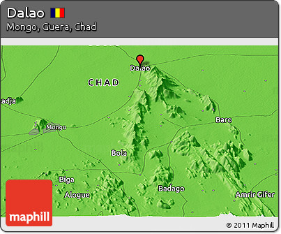 Political Panoramic Map of Dalao