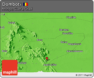 Political Panoramic Map of Domboti