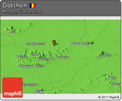 Political Panoramic Map of Dotchon
