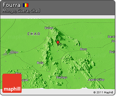 Political Panoramic Map of Fourra