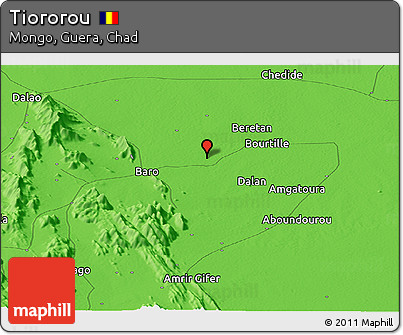 Political Panoramic Map of Tiororou