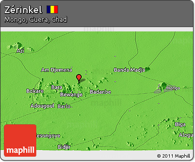 Political Panoramic Map of Zérinkel