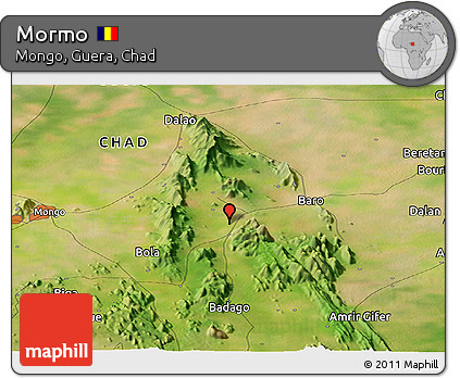 Satellite Panoramic Map of Mormo