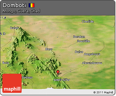 Satellite Panoramic Map of Domboti