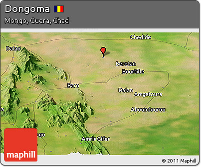 Satellite Panoramic Map of Dongoma