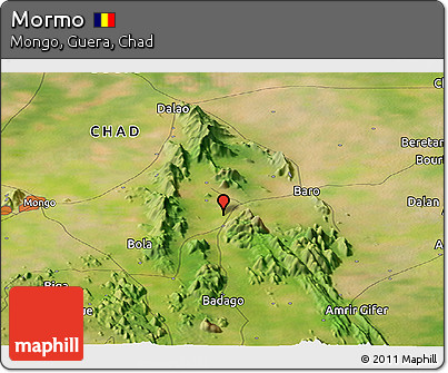 Satellite Panoramic Map of Mormo