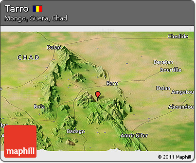 Satellite Panoramic Map of Tarro