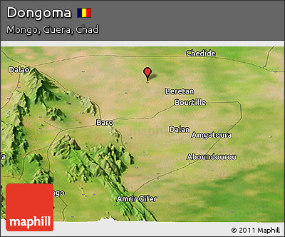 Satellite Panoramic Map of Dongoma