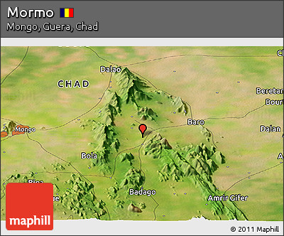 Satellite Panoramic Map of Mormo