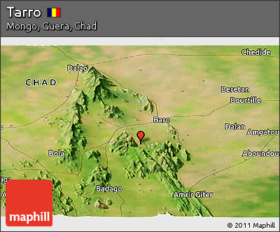 Satellite Panoramic Map of Tarro