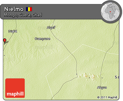 Physical 3D Map of Nielmo