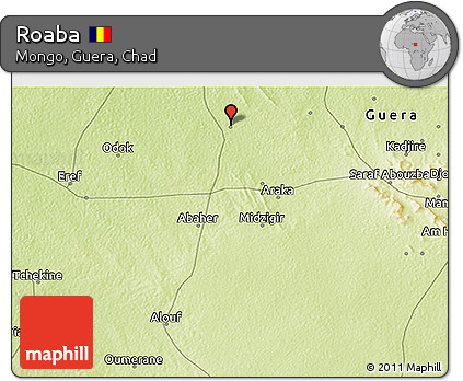 Physical 3D Map of Roaba