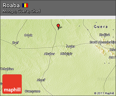 Physical 3D Map of Roaba