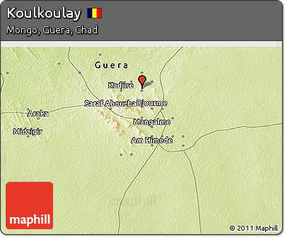 Physical 3D Map of Koulkoulay
