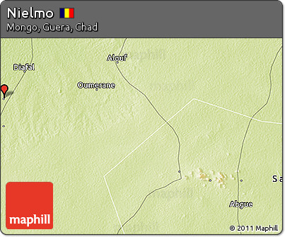 Physical 3D Map of Nielmo