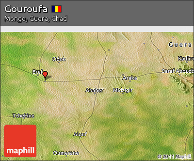 Satellite 3D Map of Gouroufa