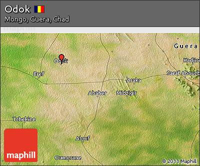 Satellite 3D Map of Odok