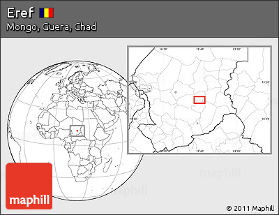 Blank Location Map of Eref