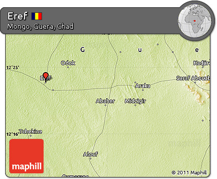 Physical Map of Eref