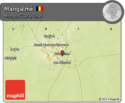 Physical Map of Mangalmé