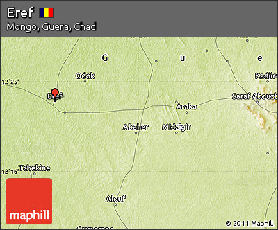 Physical Map of Eref