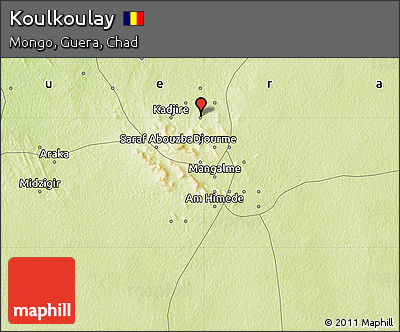 Physical Map of Koulkoulay