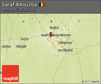 Physical Map of Saraf Abouzba