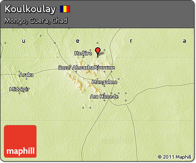 Physical Map of Koulkoulay