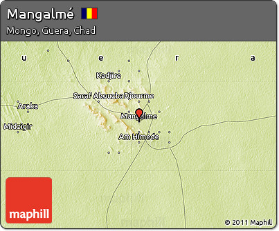 Physical Map of Mangalmé