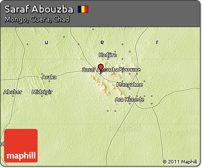 Physical Map of Saraf Abouzba