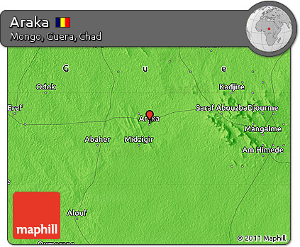 Political Map of Araka