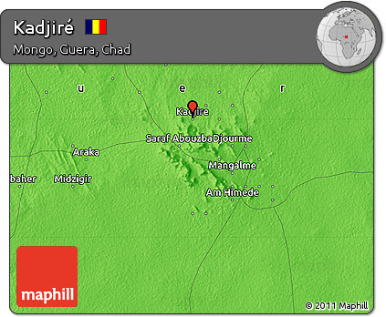 Political Map of Kadjiré