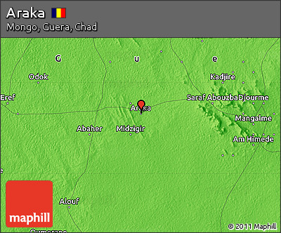 Political Map of Araka
