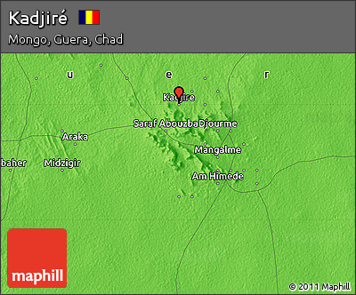 Political Map of Kadjiré