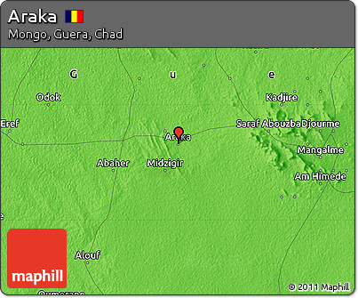Political Map of Araka