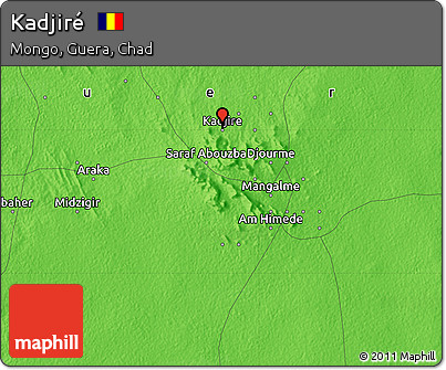 Political Map of Kadjiré
