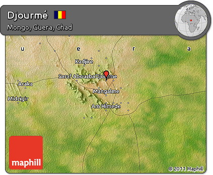 Satellite Map of Djourmé