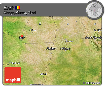 Satellite Map of Eref