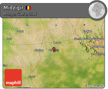 Satellite Map of Midzigir