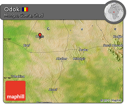 Satellite Map of Odok