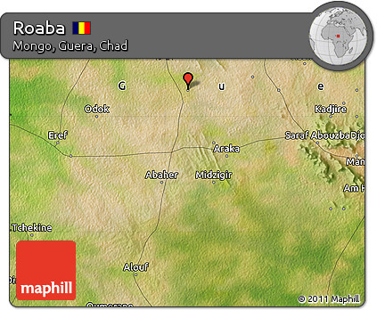 Satellite Map of Roaba